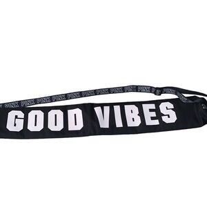 Victoria's Secret VS PINK Sling Cooler Bag White Black  Adjustable Strap Sling